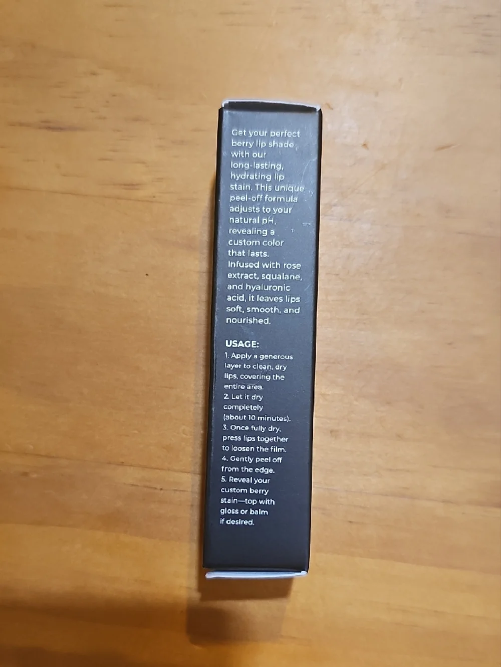 Heart & Seoul Peel & Reveal Lip Stain - Black (Black Rose)
